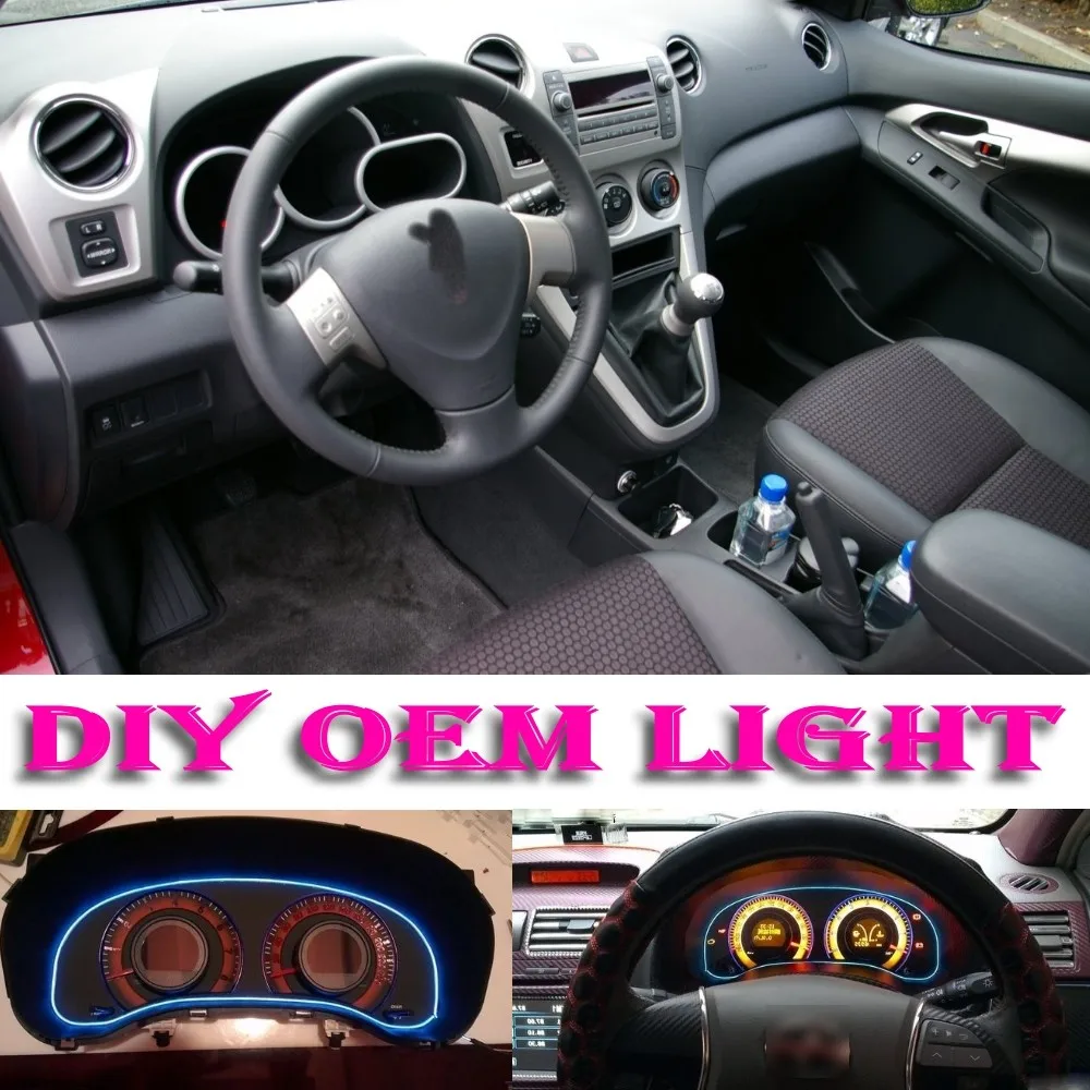 Car Atmosphere Light Flexible Neon Light El Wire Interior