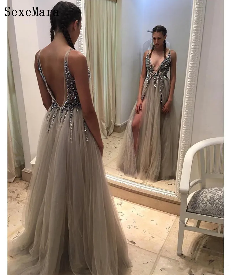 sexy-beads-thigh-split-evening-dresses-plunging (1)