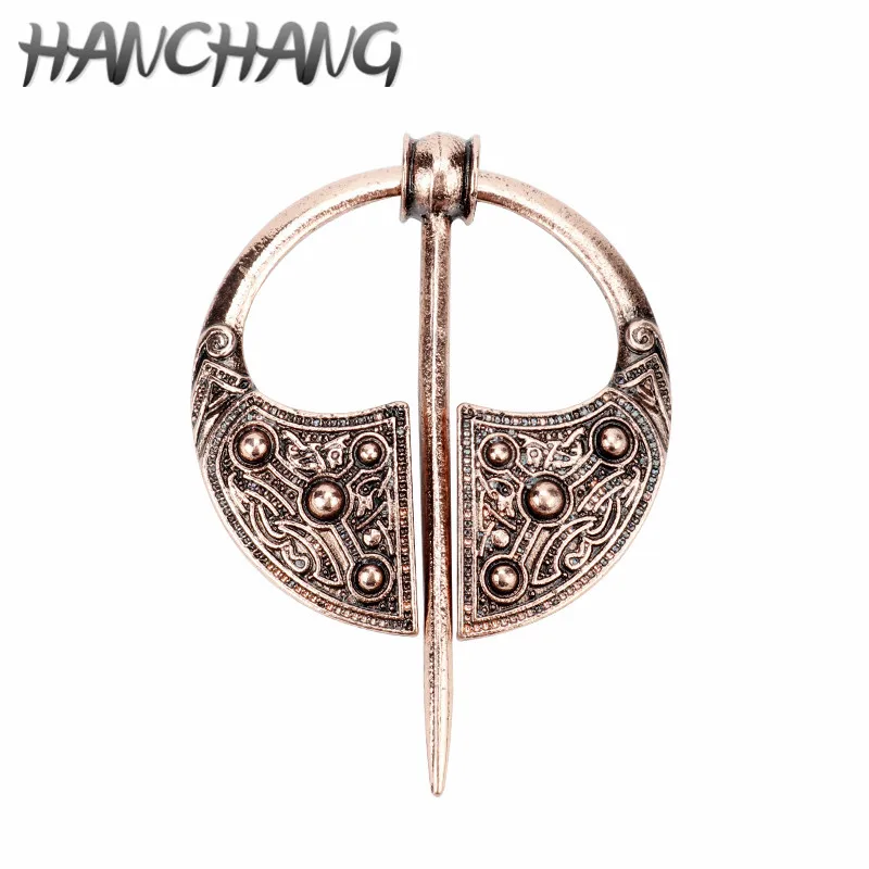 

Fashion Belt Buckles Viking Brooch Cloak Pin Clasp Hand Forged Medieval Norse Runic Viking Jewelry Sweat Decoration Broch Pins