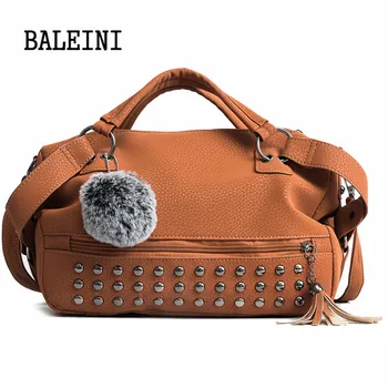 

BALEINI Drop shipping Bolsa Feminina Female High Capacity Tassel Crossbody Bag Lady All-Purpose Style Daily Shopping Handbag
