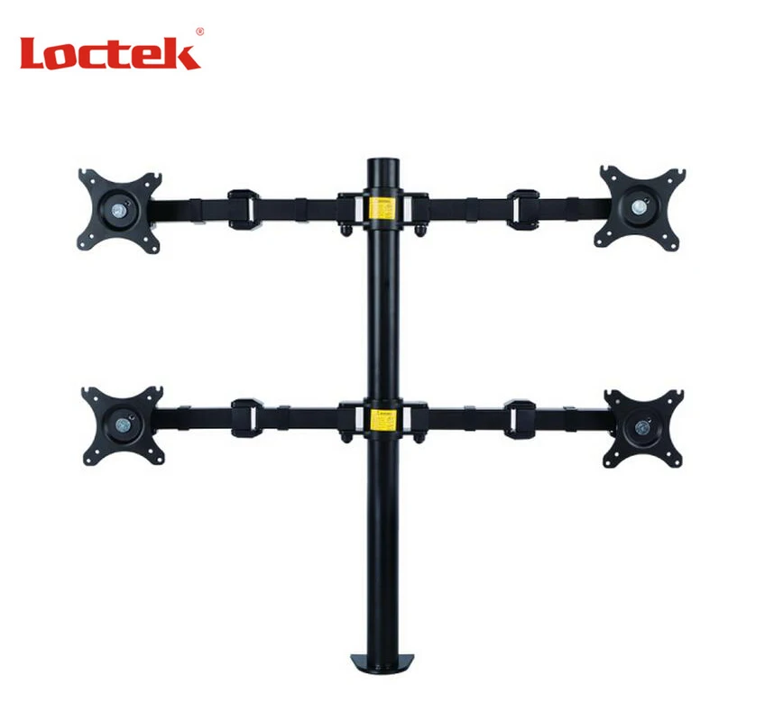 Loctek D1Q Desktop Quad Heavy Monitor Mount