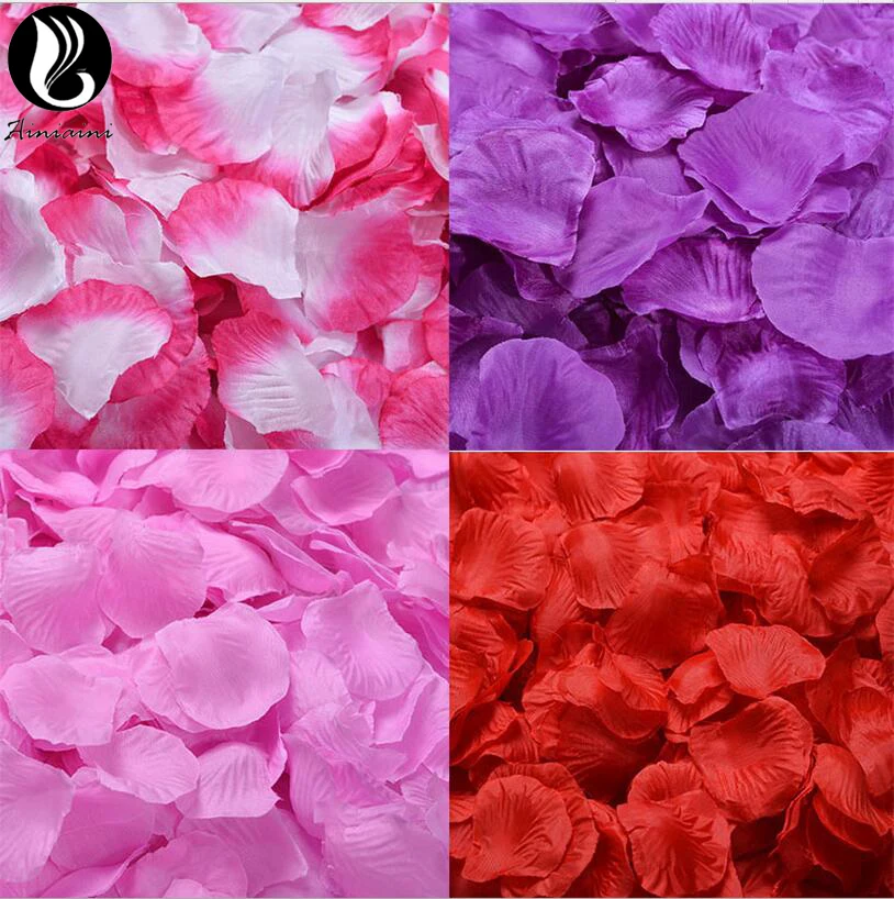 100pcs/lot 5*5cm Artificial Flowers Simulation Rose Petals