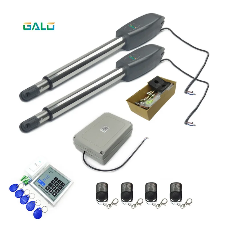 

GALO high quality flat door AC110V/AC220V 400kg per leaf dual butterfly-Gate Home factory villa door automatic