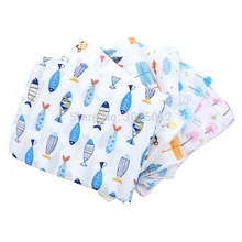 Муслиновое Пеленальное Одеяло, детское одеяло для новорожденных, милое мультяшное детское одеяло, Пеленальное муслиновое одеяло, банное полотенце