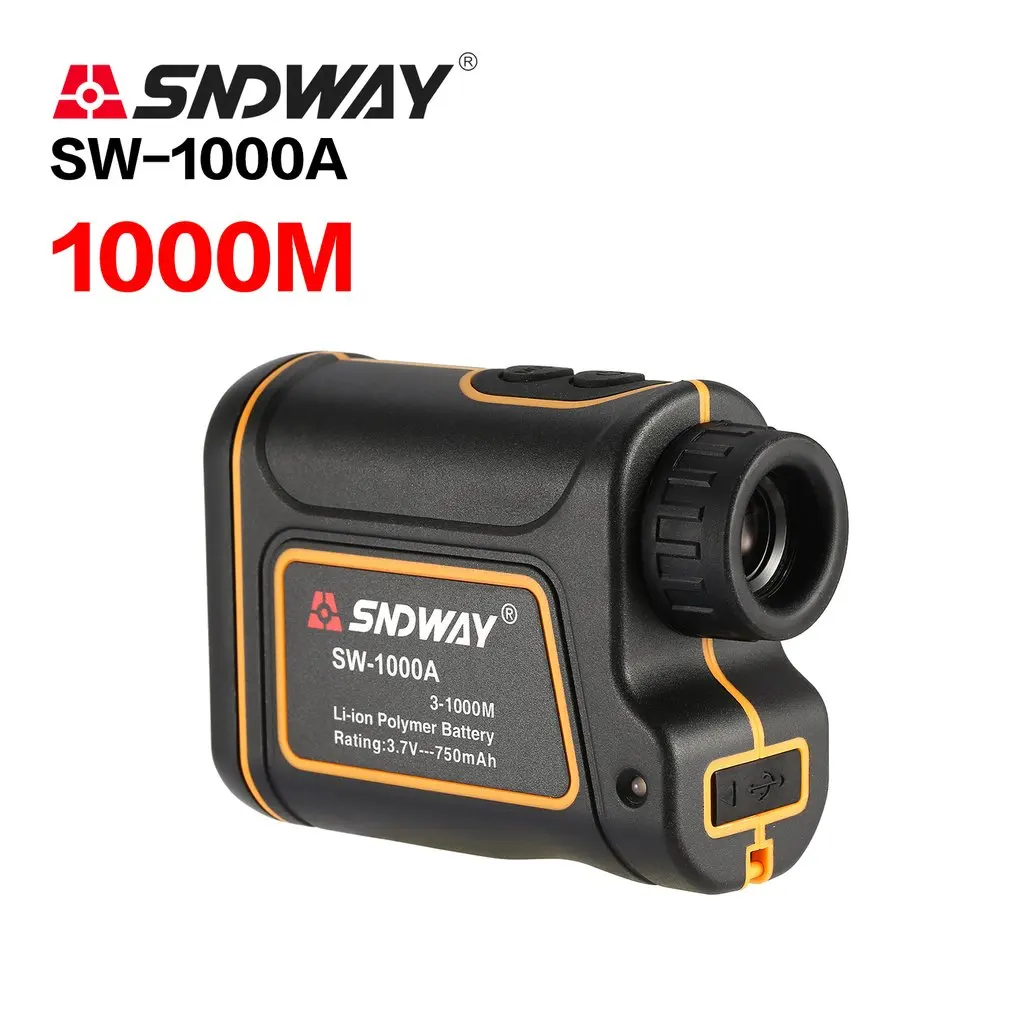 Лазерный дальномер SNDWAY 1000 м измерение высоты и угла телескоп для охоты