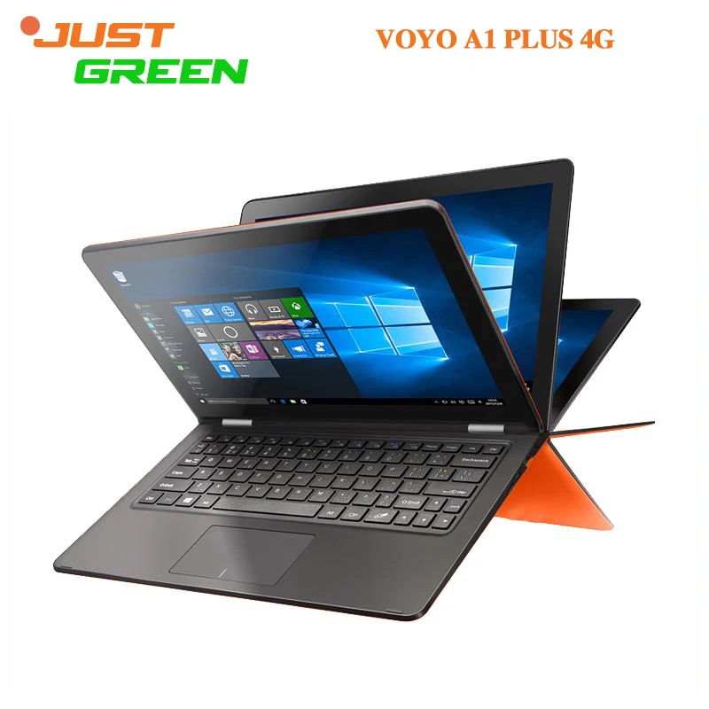 With Keyboard! 4G lte&Wifi Notebook 11.6 inch 1920*1080 In tel X5 z8350 Quad-core 4GB 64GB Win10 BT4.0 10000mAh VOYO A1 PLUS