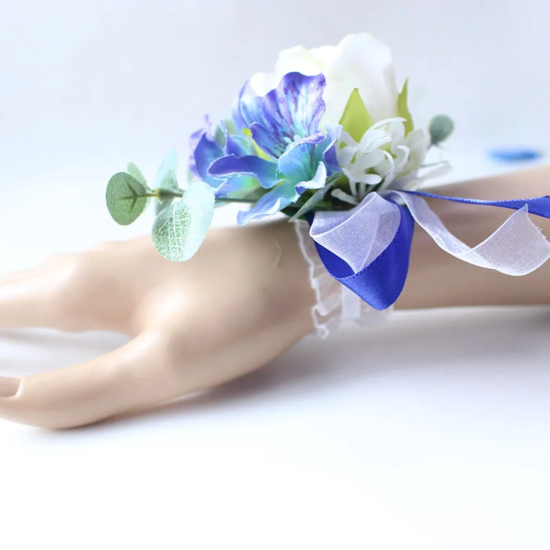 Wrist Corsage Bracelet wedding bridesmaid wrist flower  (25)