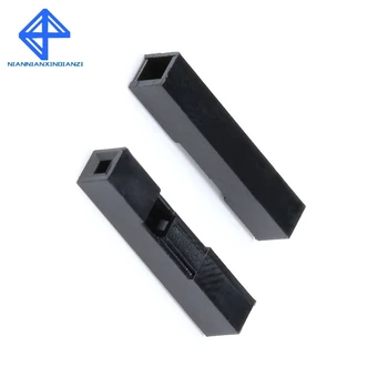 

200pcs Dupont Head 2.54mm 1P 1X1P Dupont Plastic Shell Pin Head Connector Jumper Wire Cable Housing Plug Female