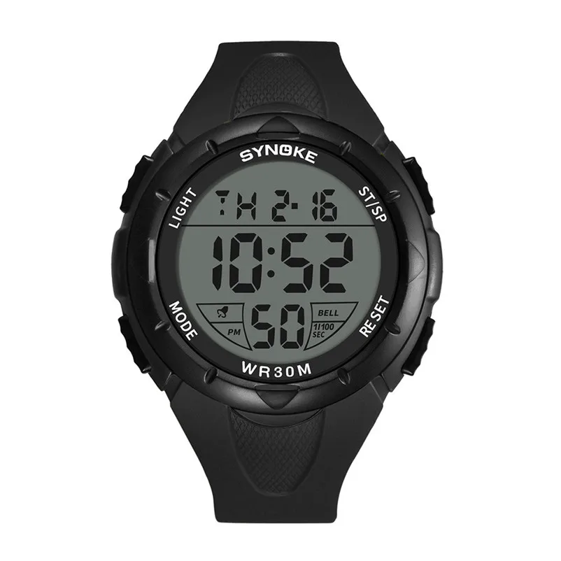 SYNOKE fashion brand men sports watches with Silica gel strap Waterproof Watch LED Digital Double Clock relojes hombre O29#N (7)