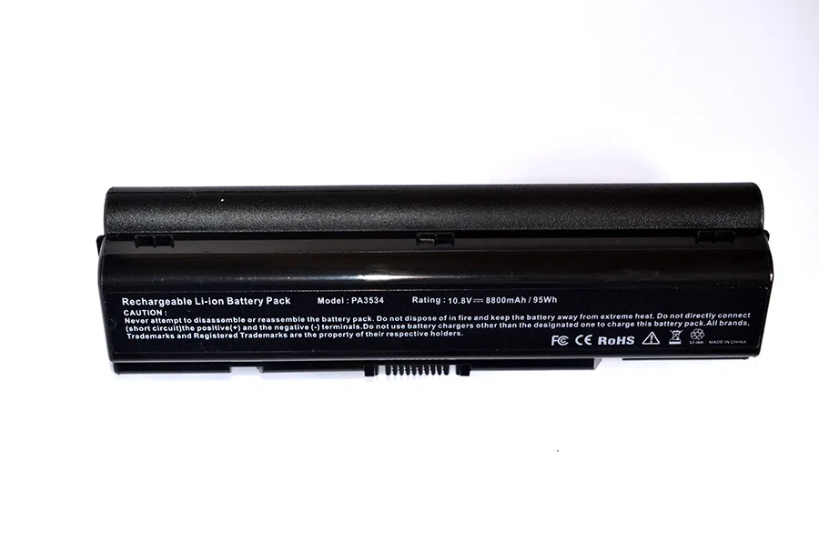 Аккумулятор для ноутбука Toshiba pa3534 8800 3534 мАч Satellite A300 A500 L200 L300 L500 L550 L555 pa3534u L555|battery for
