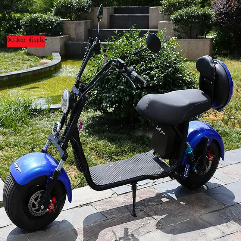 Cheap New Harley electric motorcycle electric scooter /Super long endurance /Harley car with a rear case/with a variety of desisn 14