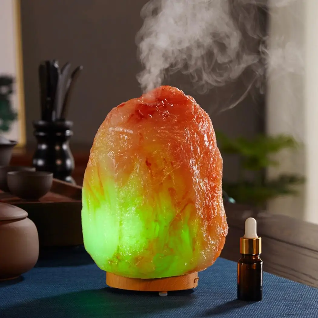 

Creative Stone Ultrasonic Humidifier Air Humidifier Portable Aromatherapy Machine LED Light Aroma Diffuser for Home Office Hot