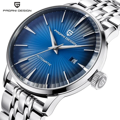 Relógio de Negócios Mecânicos à Prova Pagani Design Masculino Casual Relógios Dwaterproof Água Aço Inoxidável Marca Luxo Relógio Automático Saat
