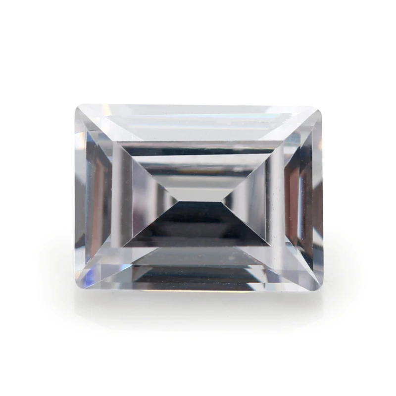 

Size 3x5mm~7x9mm Rectangle Shape Baguette Cut AAAAA Cubic Zirconia Stones White CZ Synthetic Gemstone For Jewelry