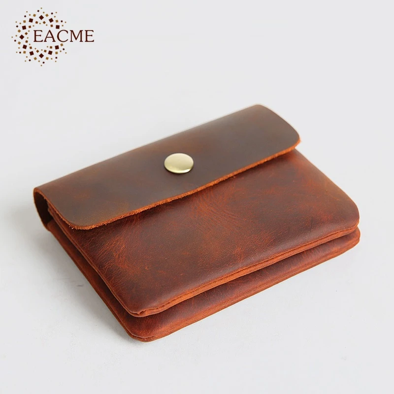 

Retro Travel Card Holder Big Credit Card Holders Genuine Leather Thin Card Packs Coin Change Purses Pocket Quality Wholesale