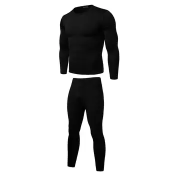 

Autumn Winter Hot Men's Outdoor Casual Winter Warm Sport Cotton Underwear Thermal Under Clothes Underwear Sets