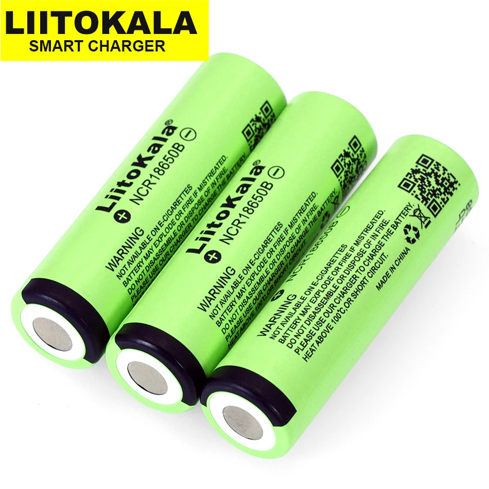 

Liitokala New Original 18650 3400mAh lithium battery NCR18650B for flashlights 3.7V batteries