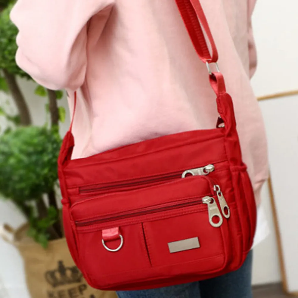New Ladies Fashion Shoulder Bags for Women Designer Waterproof Nylon Handbag Zipper Purses Messenger Crossbody Bag sac a main New Ladies Fashion Shoulder Bags for Women Designer Waterproof Nylon Handbag Zipper Purses Messenger Crossbody Bag sac a main