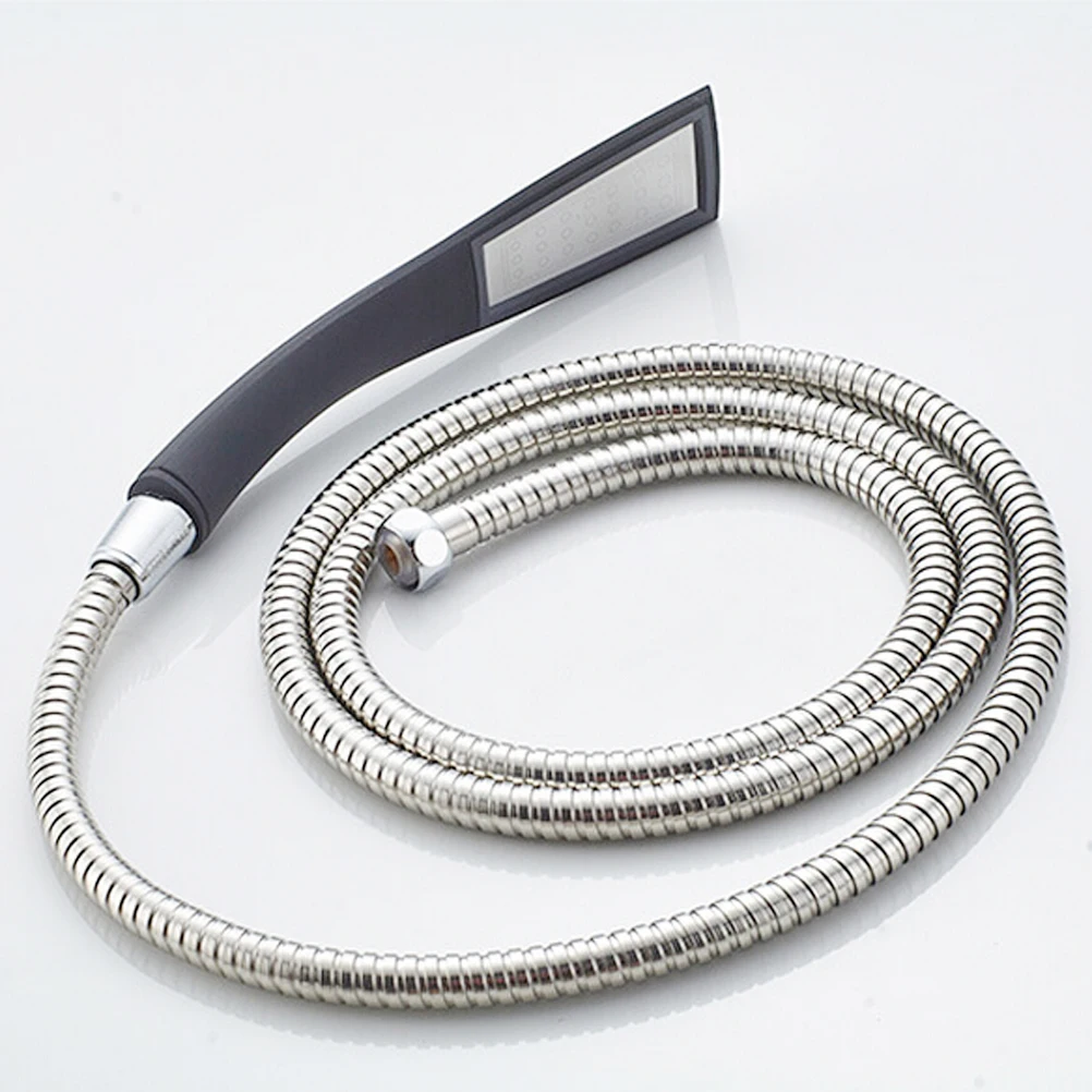 

Stainless Steel Shower Hose Chrome Finish Replacement Tub Shower Hose Showerhead Sprayer Extension Replacement Part 2m
