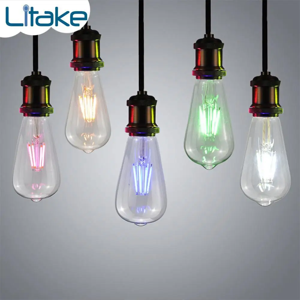 

retro vintage edison bulb E27 4w 220v ampoule vintage bulb edison lamp filament Incandescent light bulb led retro lamp decor