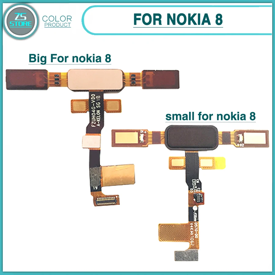 

Home Button Fingerprint Sensor Flex Cable For Nokia 5 6 8 Sensor Touch ID Fingerprint Flex Ribbon Replacement Parts