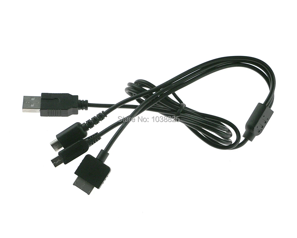 Высококачественный зарядный USB кабель 3 в 1 шнуры для Nintendo NDSL / NDS NDSI XL 3DS psv1000