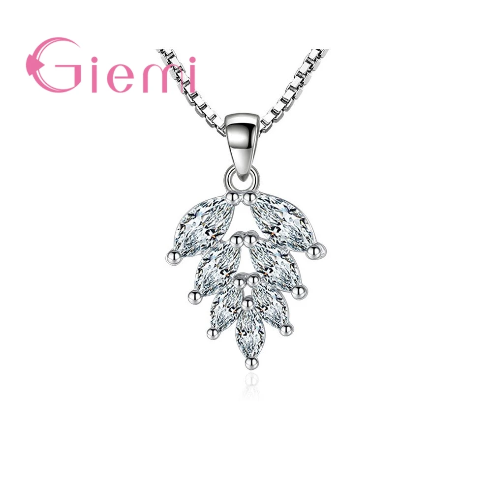 

Vintage Top Quality Combination of leaves Pendant Necklace 925 Silver Women Luxulry Jewelry Bijoux Crystal Choker