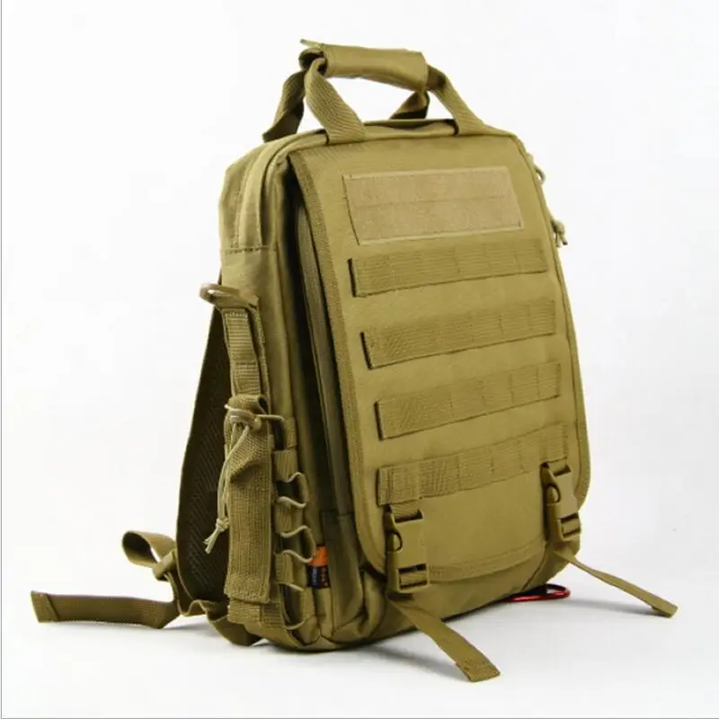 Laptop bag tactical military camouflage backpack outdoor waterproof shoulder diagonal small bag bicycle backpack
