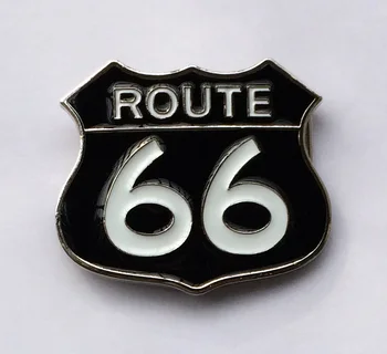 

Black Route 66 Belt Buckle