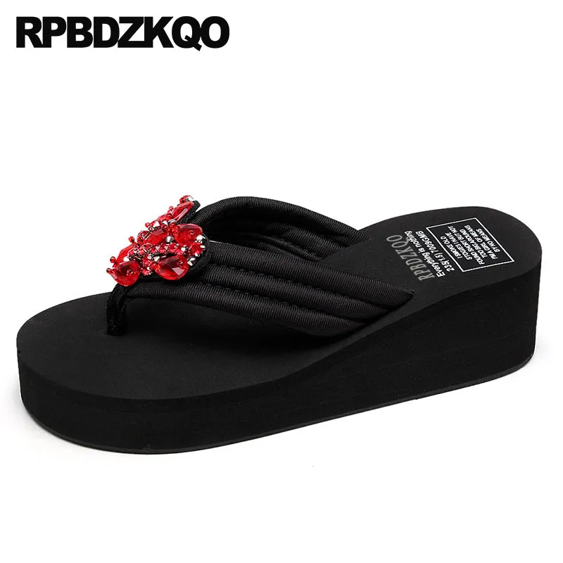 wide fit wedge flip flops