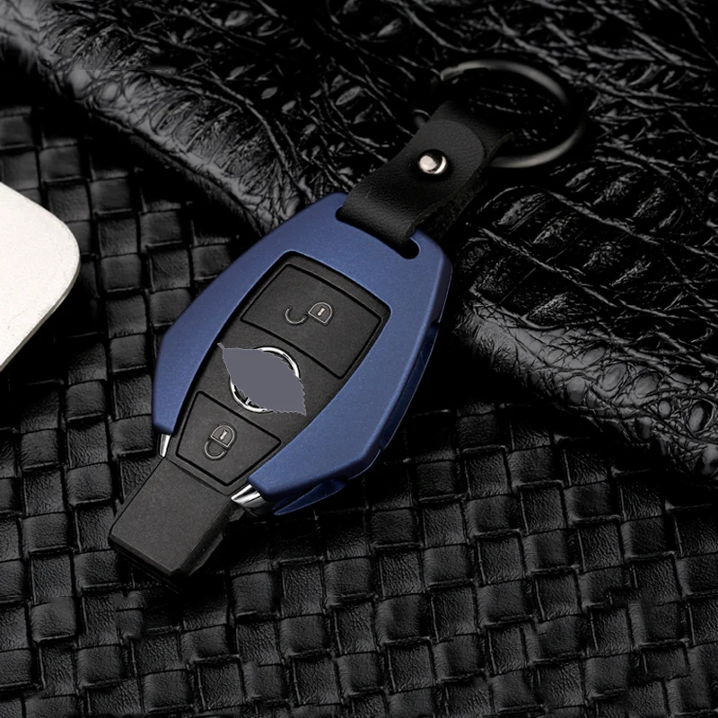 Классический цинковый сплав ключа автомобиля чехол Обложка для Mercedes Benz W203 W210 W211 W124 W202 W204 W212 W176 AMG корпус для автомобильного ключа брелка