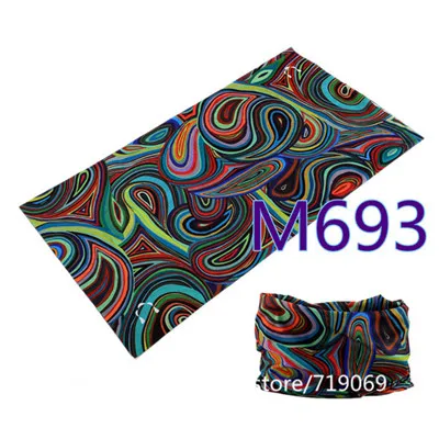 693 M651-700 Спорт на открытом воздухе велосипед многофункциональный бандана повязка на голову камуфляж листья бесшовная цилиндрическая Волшебные банданы трубчатый шарф - Цвет: 693