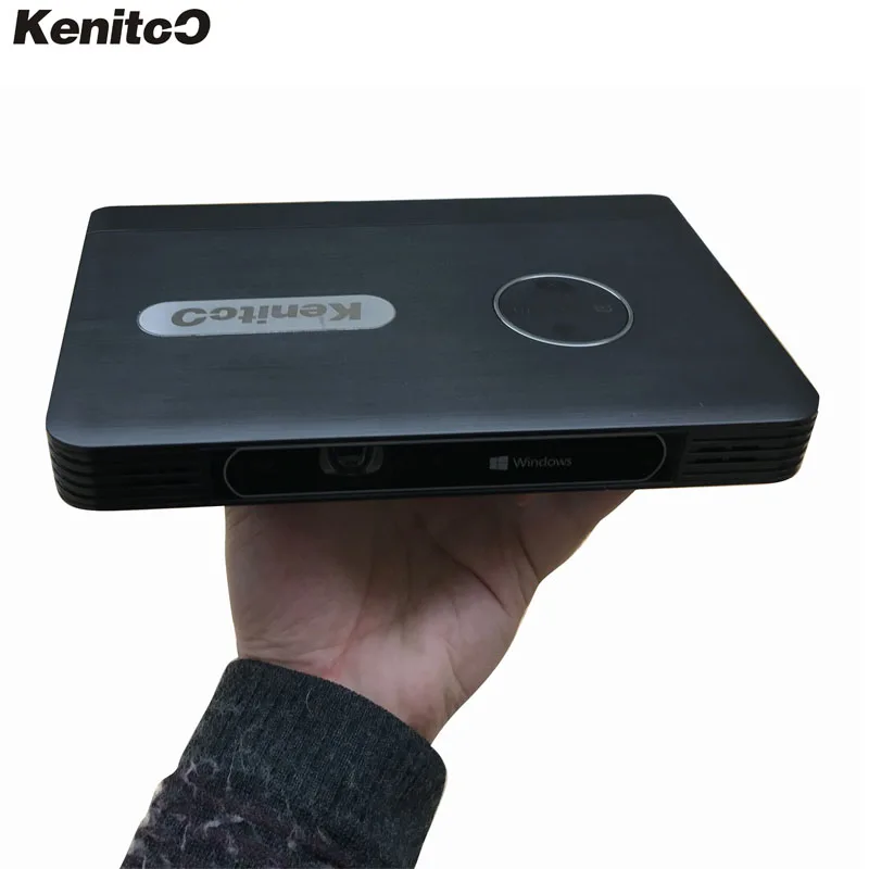 LED Projector 4K Windows 10 Mini Portable LED Projectors Full HD Smart