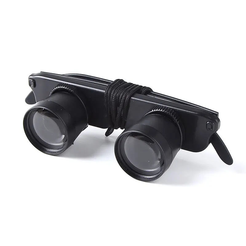 

New Glasses Telescope Binoculars Magnifier Eye Wear Polarized Sunglasses For Watching Football Sports Fishing Travel B2Cshop