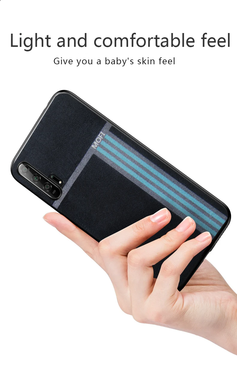 for Huawei honor 20 case shockproof back cover honor20 capas coque MOFi original honor 20 pro sport luxury protect case