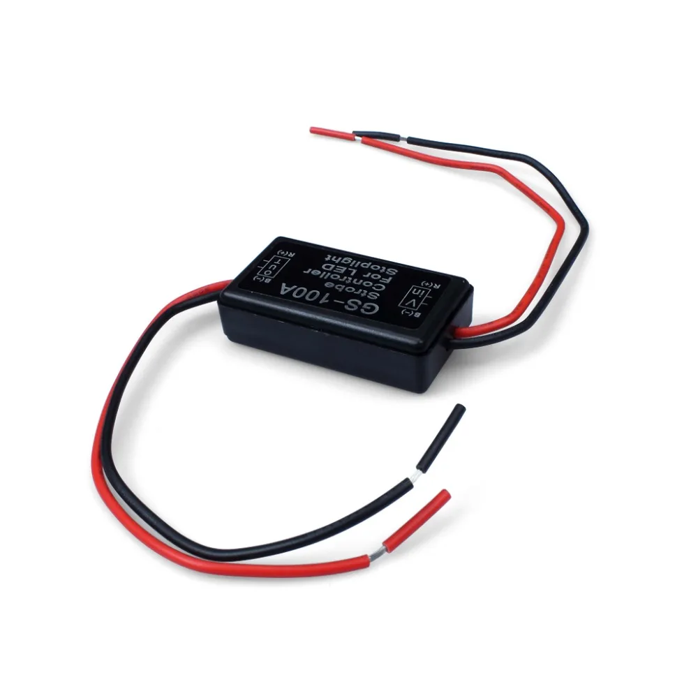 GS-100A Car Truck LED Brake Stop Light Flash Strobe Controller Flasher Module (3)