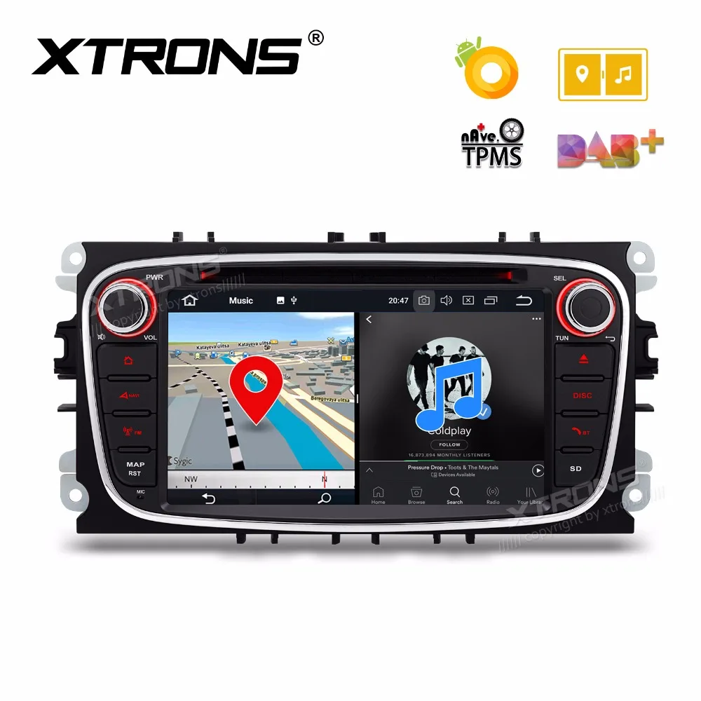 Best XTRONS 7" Android 8.0 Octa Core Car DVD Player Radio GPS USB Navigation for Ford Focus II Mondeo S-Max C-Max Galaxy II Kuga 2011 1
