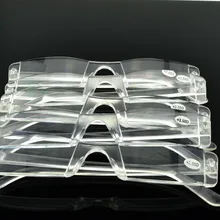 Реальные = 50 пар оптом = прямоугольные прозрачные очки для чтения Joblot Plexi+ 1+ 1,5+ 2+ 2,5+ 3+ 3,5+ 4 033