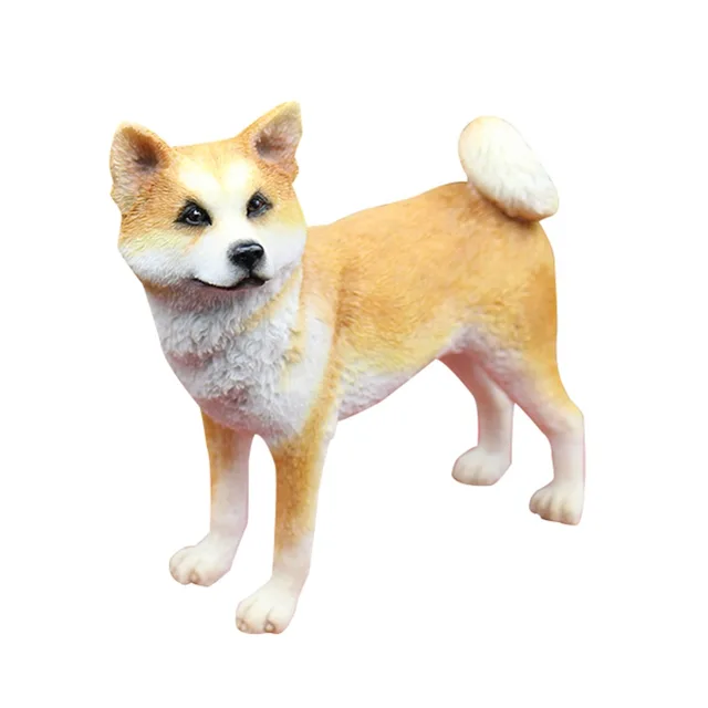 japanse akita kunstmatige hars ambachtelijke hond hand schilderen