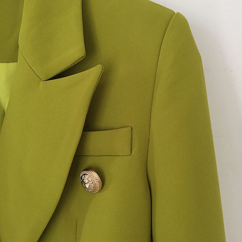 Модное двубортное женское Куртки Новый 2018 весна-осень блейзеры Верхняя одежда Элегантный slim Fit Женское пальто D052