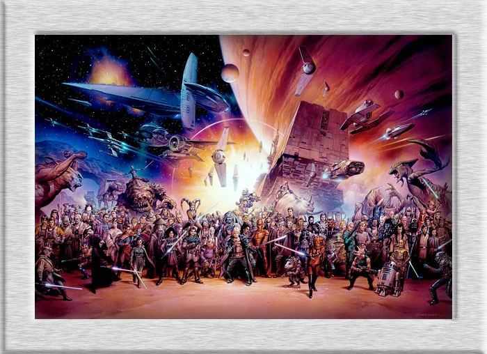 Star Wars movie poster Modern pop elements wall HD canvas printing art Giclee home decoration murals no frame | Дом и сад