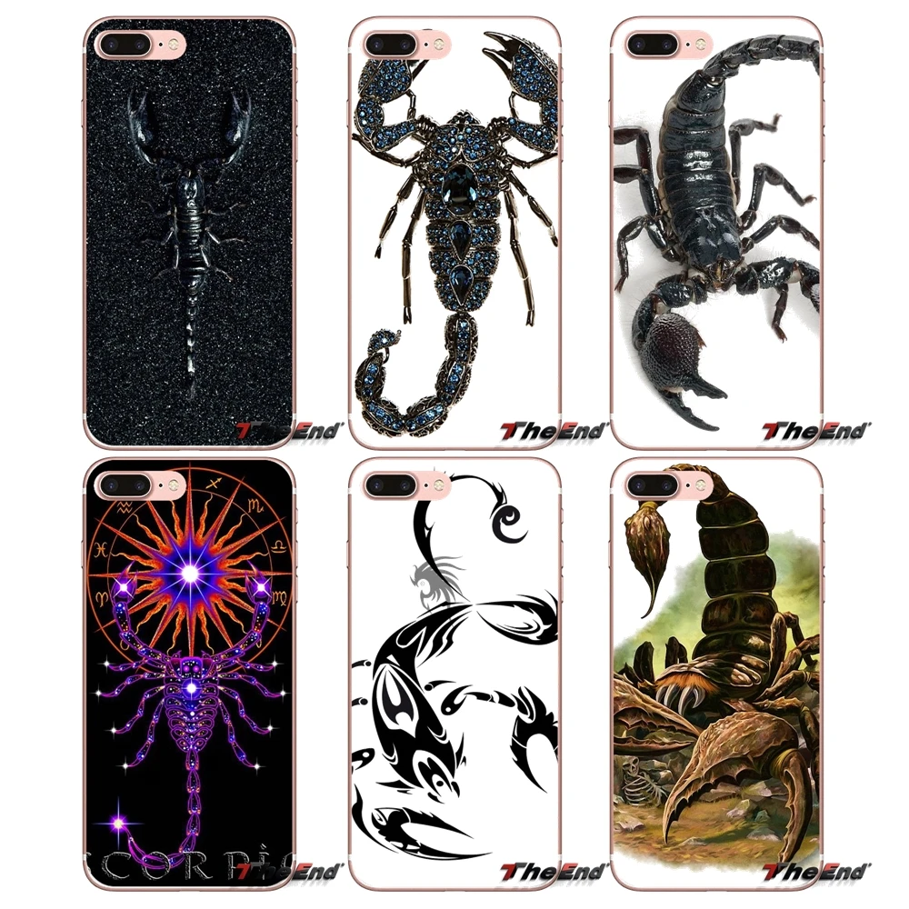 

TPU Silicone Case For Samsung Galaxy S2 S3 S4 S5 MINI S6 S7 edge S8 S9 Plus Note 2 3 4 5 8 Coque Fundas sketch Scorpion Painting