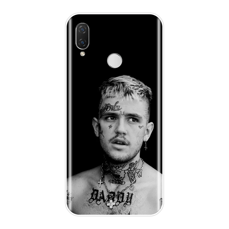 Для Huawei Nova Smart Lite 2017 чехол для телефона силиконовый Рэппер Lil Peep мягкая задняя