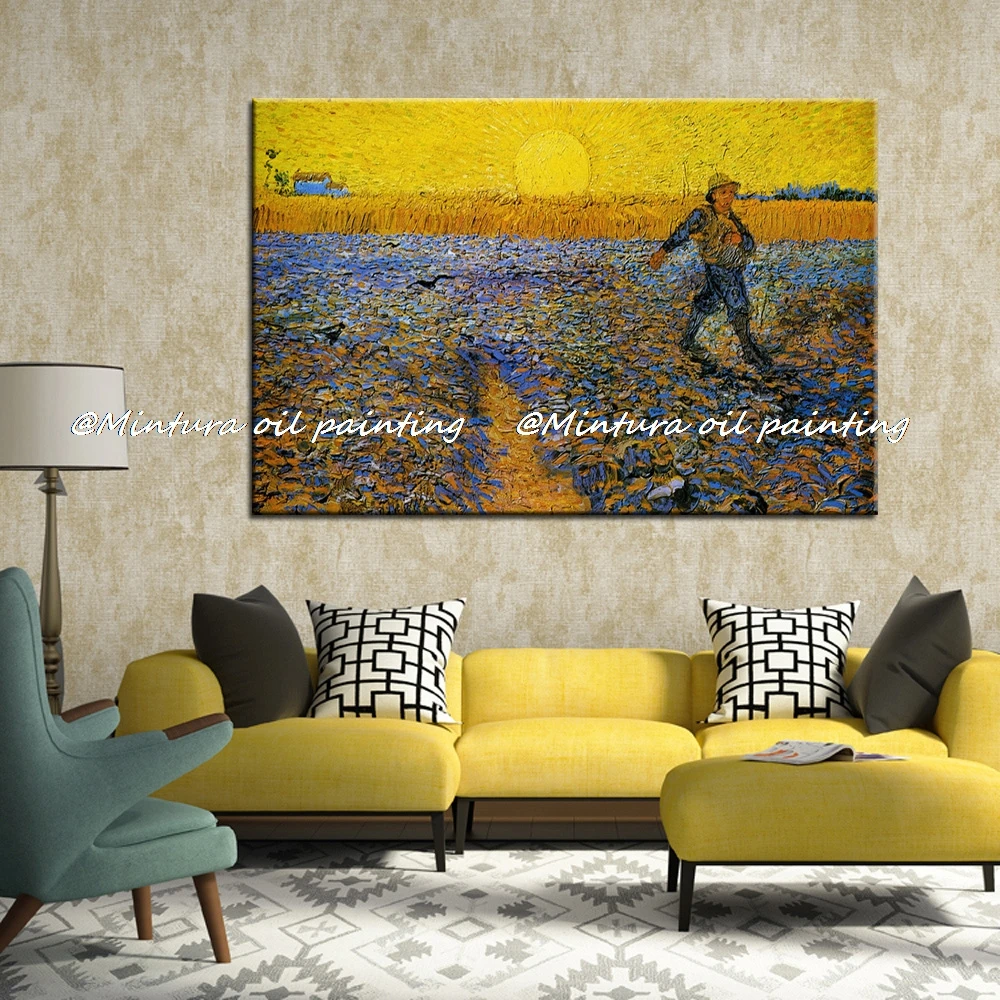 Sower Of Vincent Van Gogh 100% ручная работа Репродукция картина масляными красками на холсте