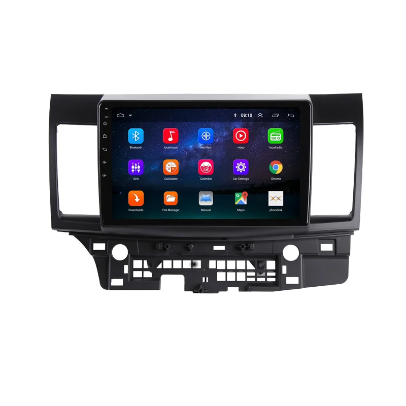 Cheap 10" 2.5D IPS Android 8.1 Car DVD Multimedia Player GPS for Mitsubishi Lancer 2008 2009 - 2016 audio car radio stereo navigation 1