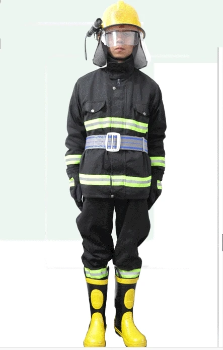 

Fire fighting suit 5 pieces suit fire and fire retardant clothing