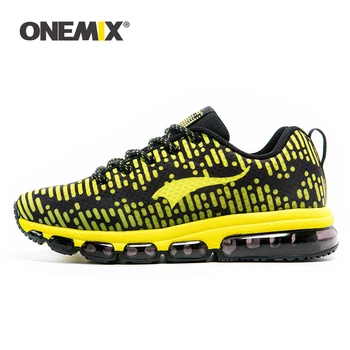 

ONEMIX Men's Sports Shoes Women Running Breathable Mesh Male Outdoor Sneaker Lace Up Zapatos De Hombre Adult Shoes Size EU 36-46