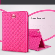Роскошная корона 9,7 ''чехол для планшета iPad 2 iPad 3 iPad 4 чехол Смарт Магнитный стенд PU A1430 A1459 чехол для iPad 2 Чехол подставка