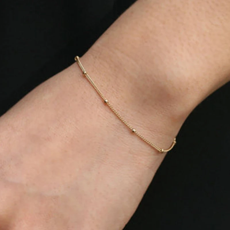 Dainty Thin Gold Bracelet And Get Free Shipping On Aliexpress