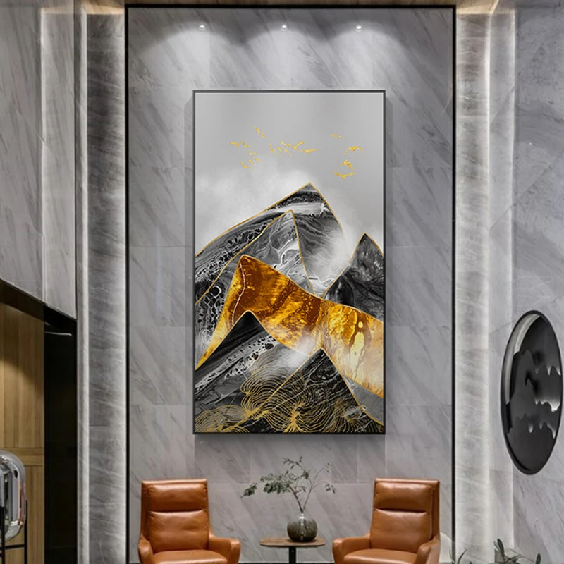 Us 2 69 31 Off Modern Mountain Sky Natural Landscape Canvas Poster Print Big Size Wall Art For Living Room Bedroom Abstract Cuadros Decoracion In